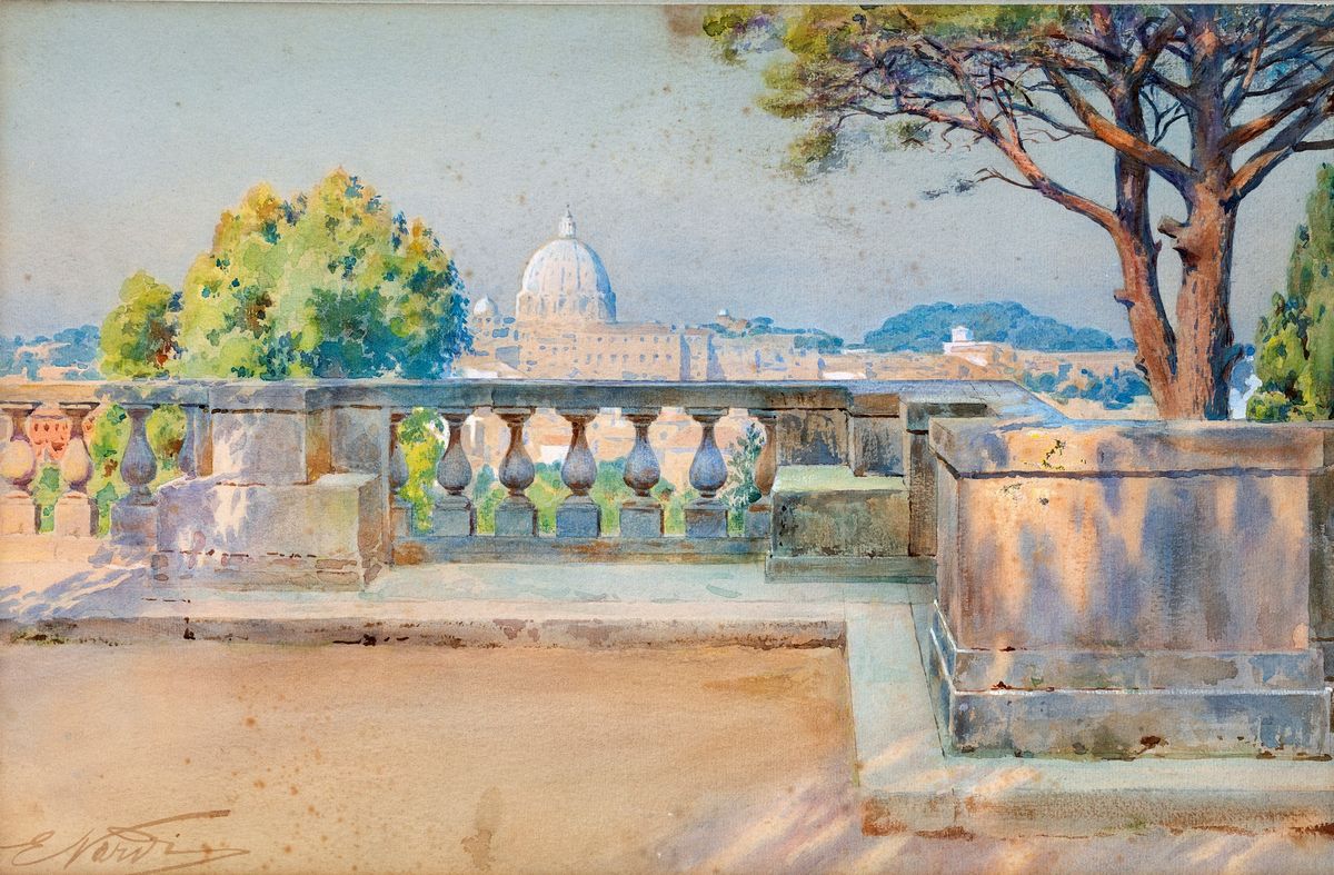 Enrico Nardi - Veduta dal Pincio