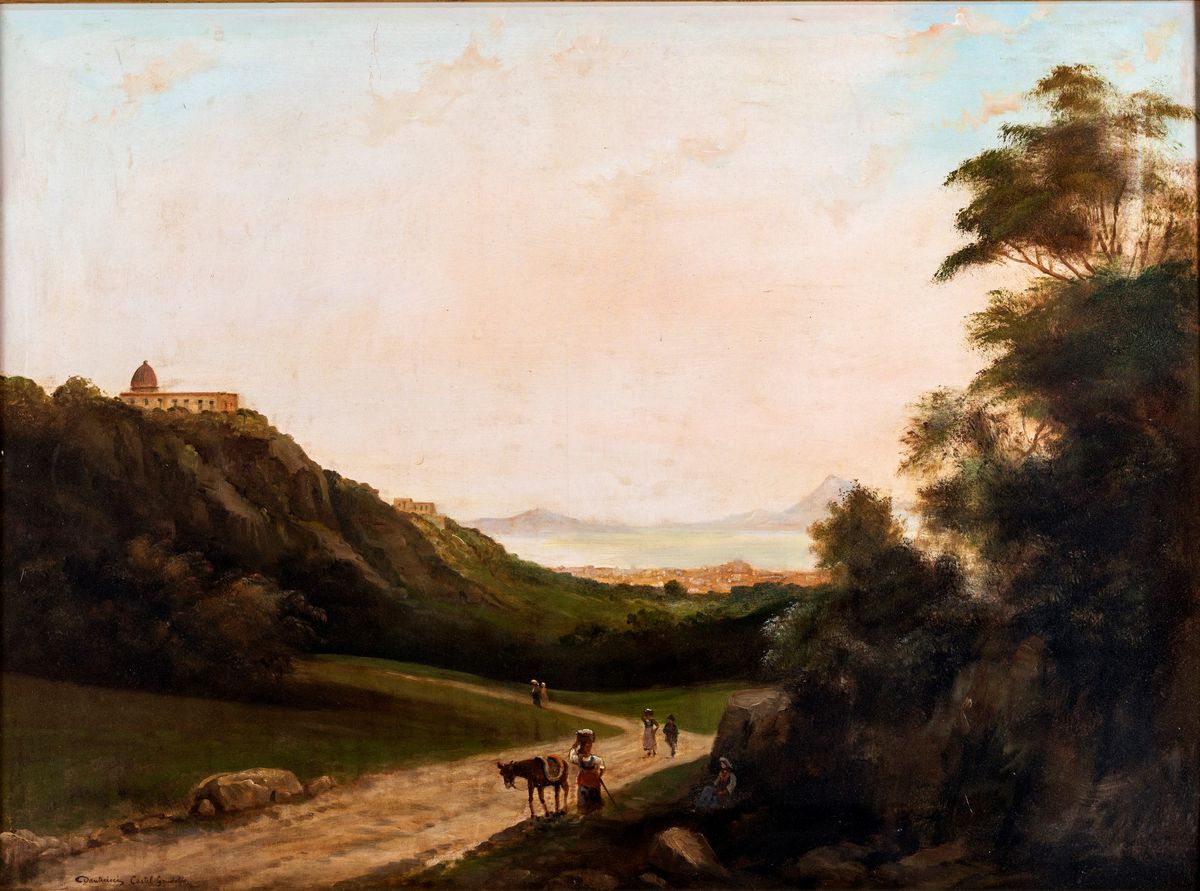 Dante Ricci - Veduta di Castel Gandolfo