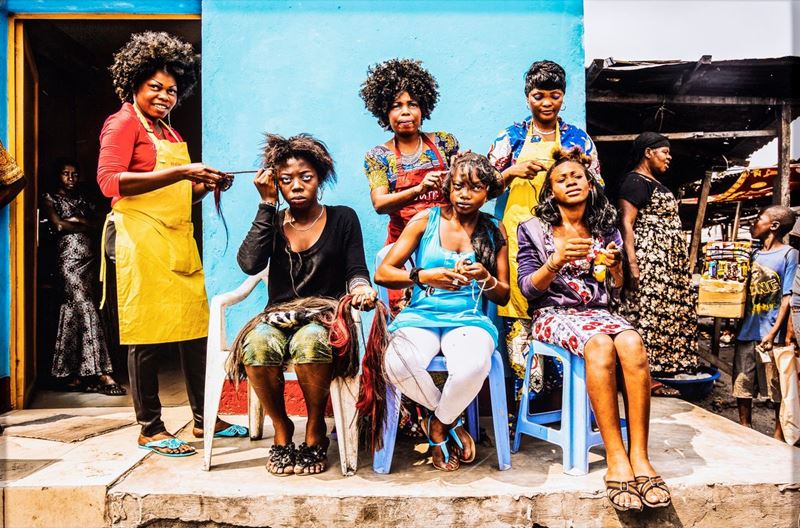 Francesco Cabras - Curl Power - Open Air Hairstylist, Congo, Kinshasa