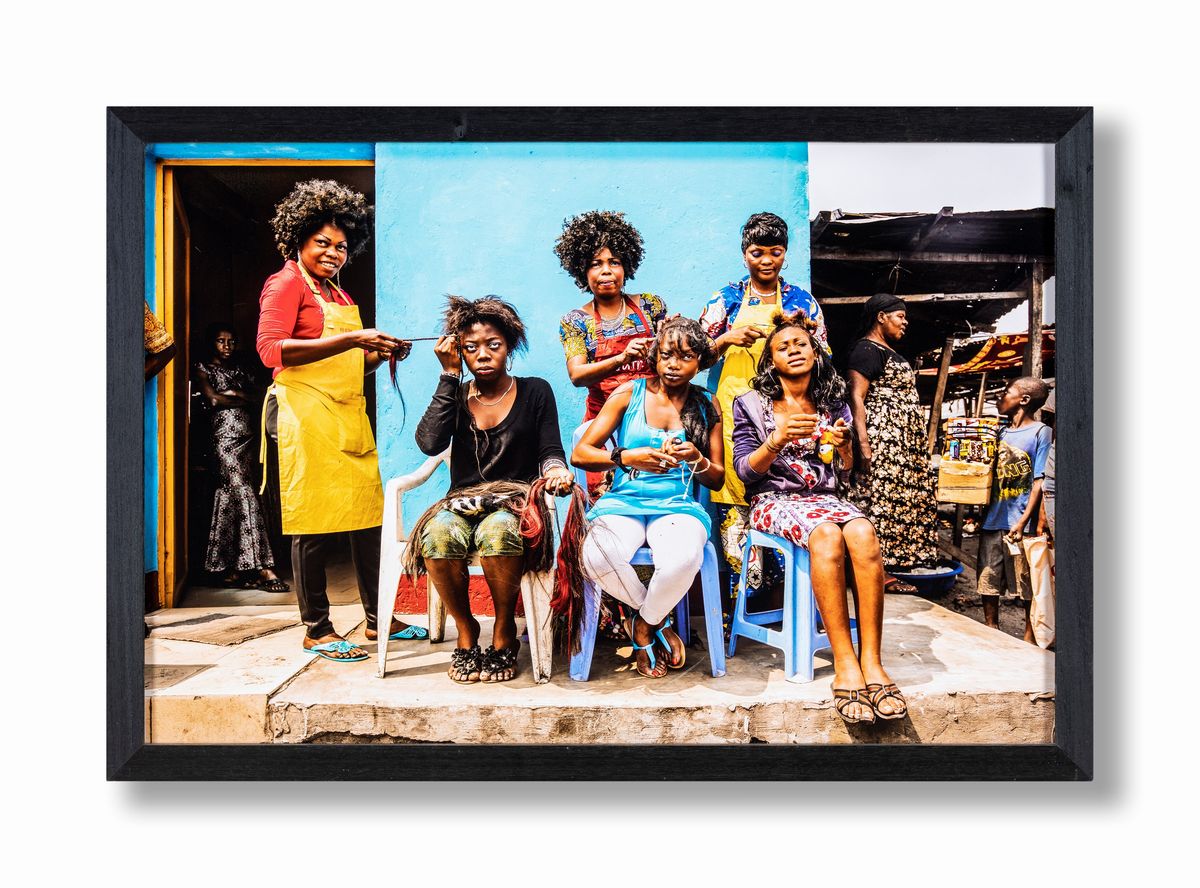 Francesco Cabras - Curl Power - Open Air Hairstylist, Congo, Kinshasa