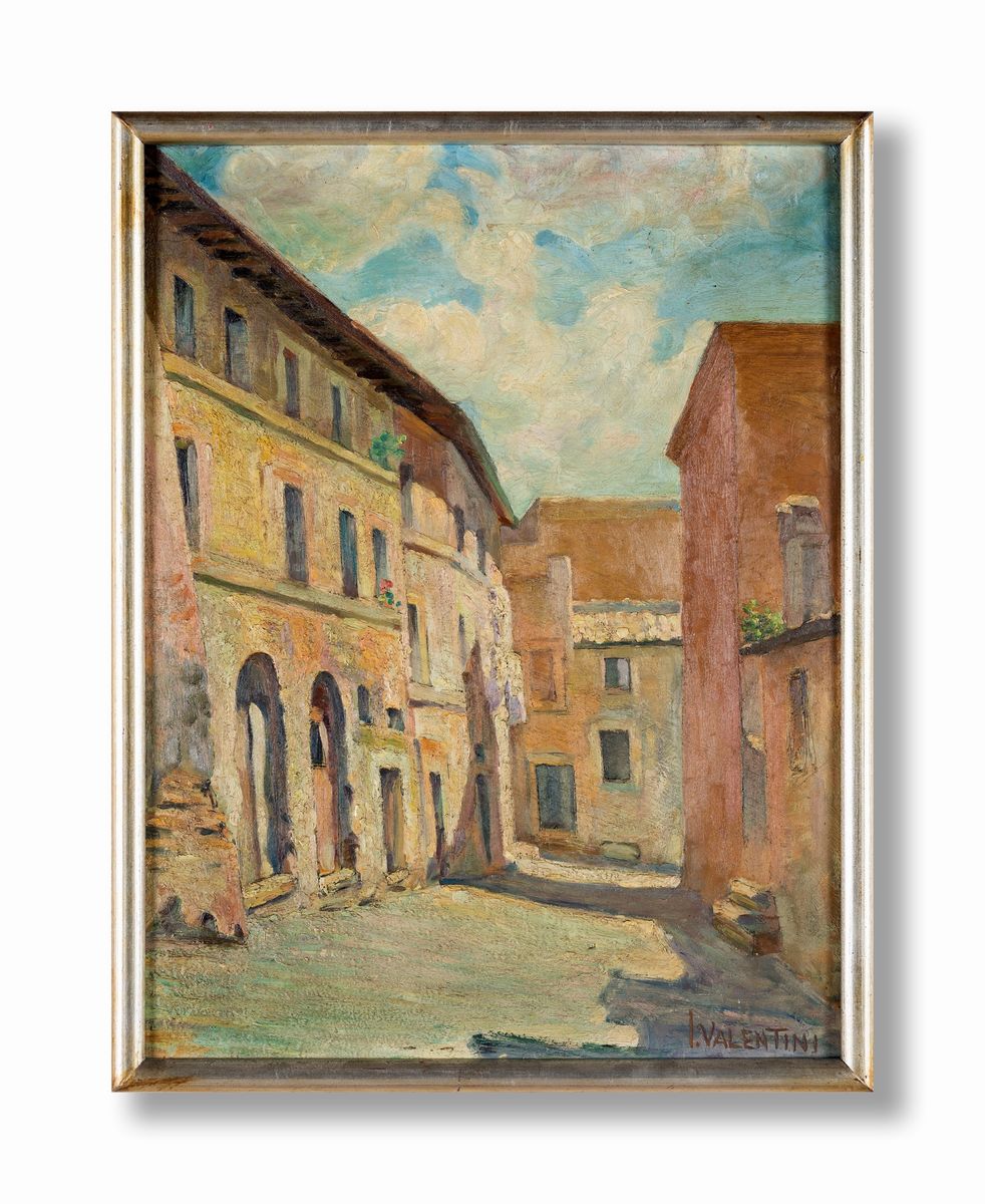 Pittore degli Inizi del XX Secolo - Scorcio di Roma