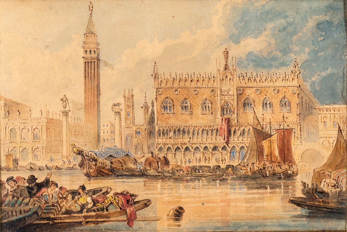 Anonimo del XIX Secolo - Veduta di Venezia