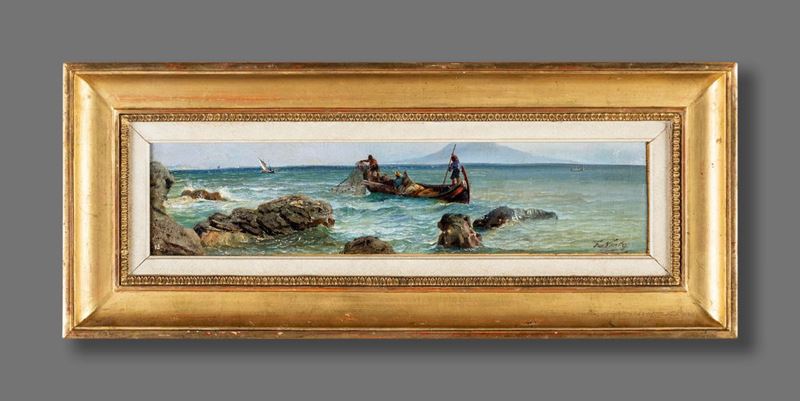Friedrich Paul Nerly - Pescatori Capresi