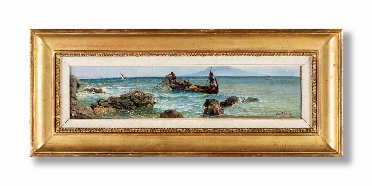 Friedrich Paul Nerly - Pescatori Capresi