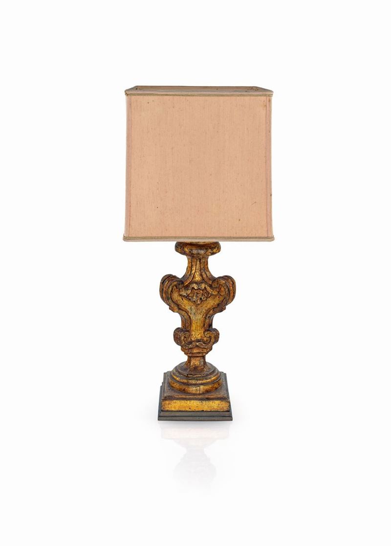 Torciera in Legno Dorato