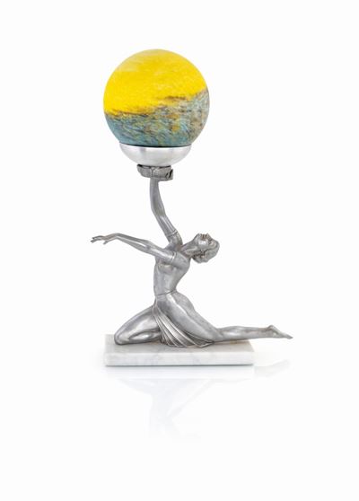 Scultura in Metallo Argentato