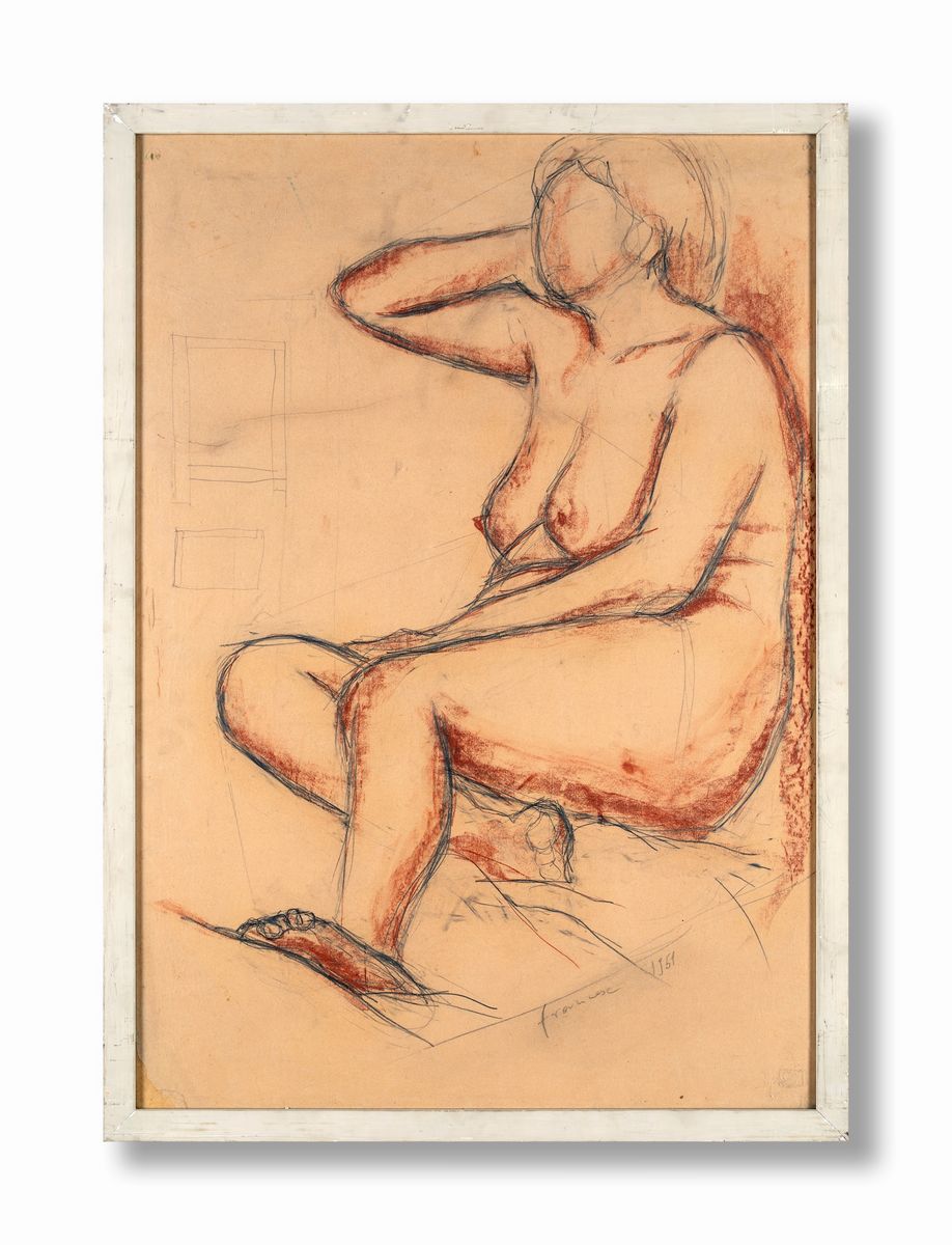 Franco Francese - Nudo Seduto
