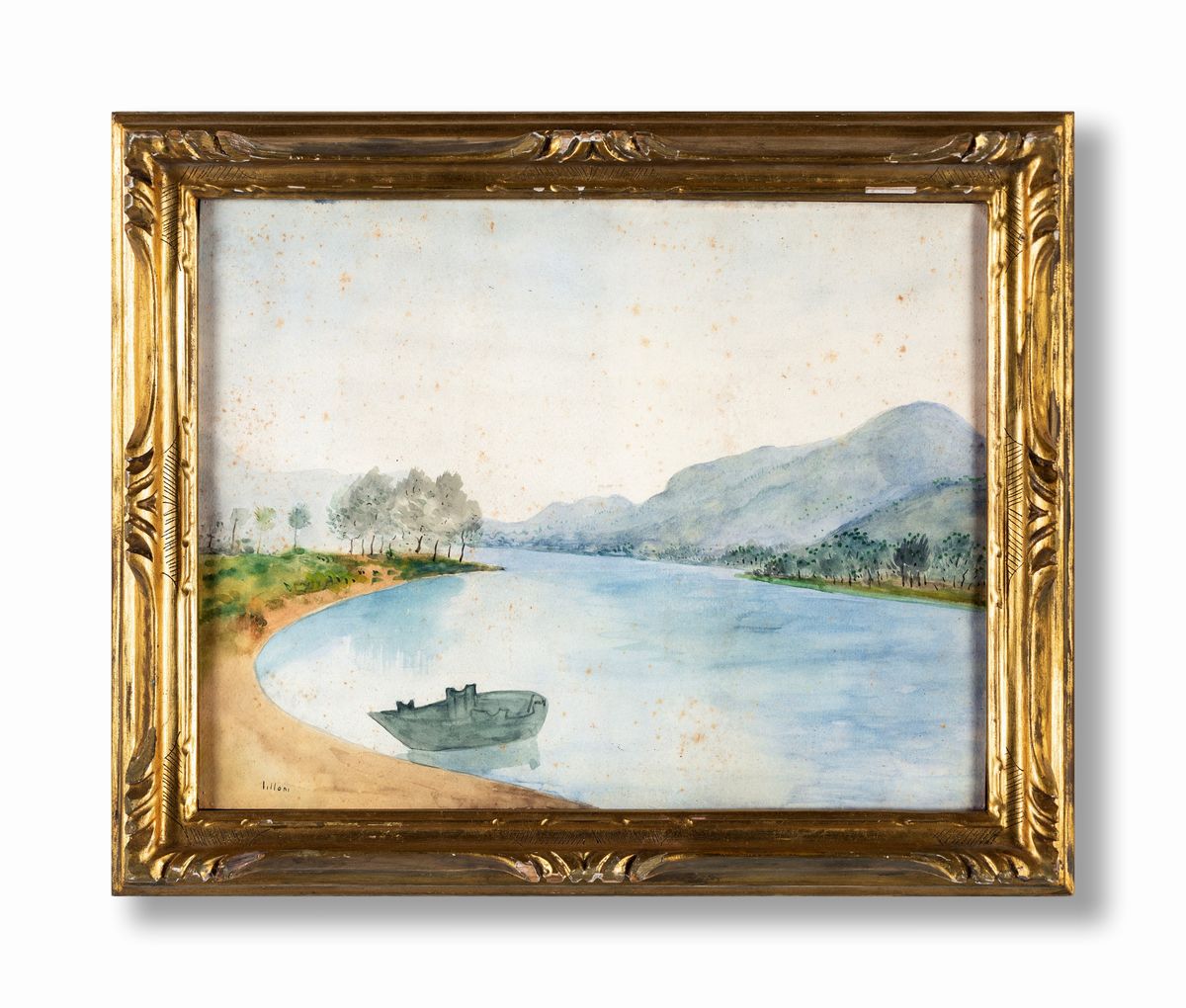 Umberto Lilloni - Paesaggio Lacustre