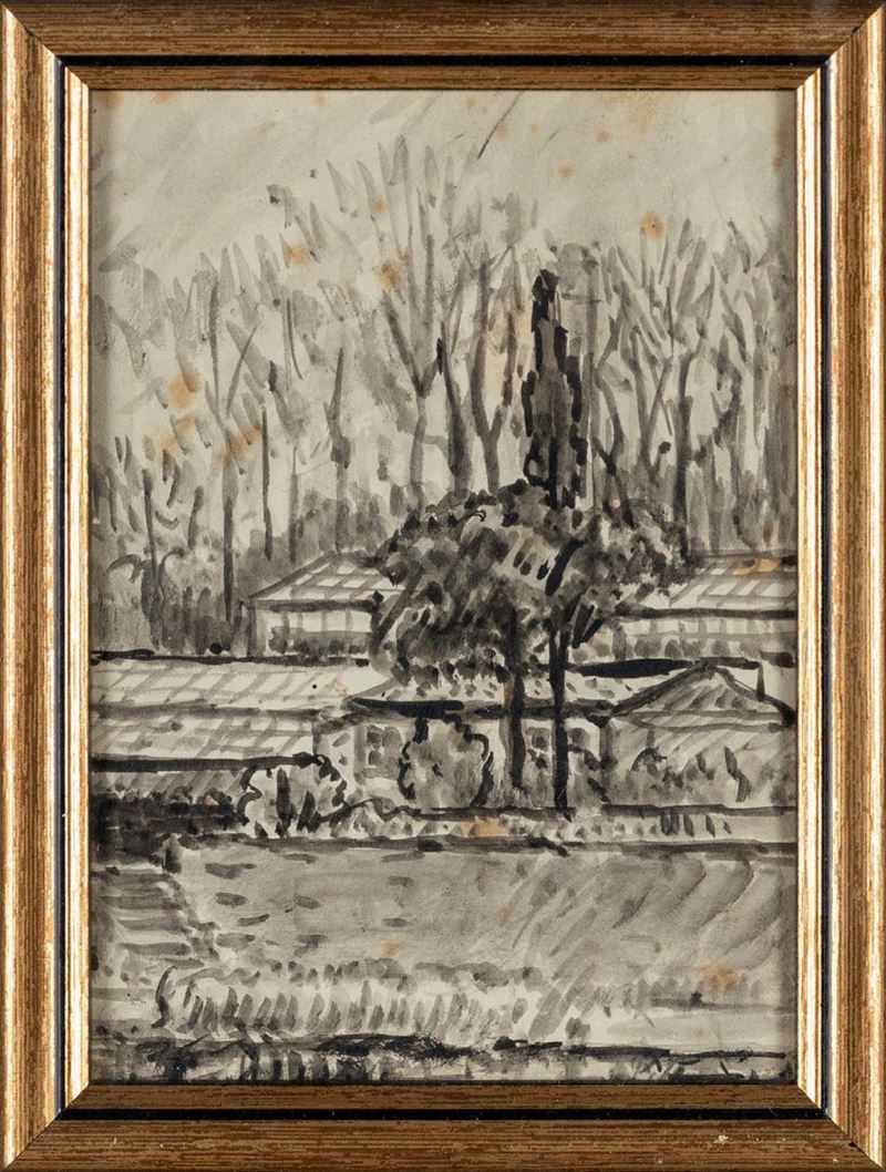 Piero Marussig - Paesaggio