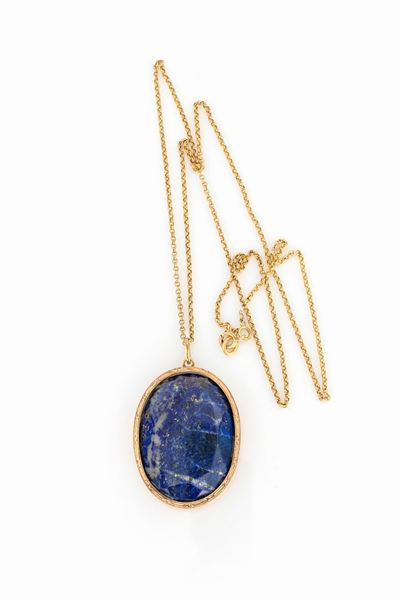 Collana con Ciondolo di Lapislazzulo