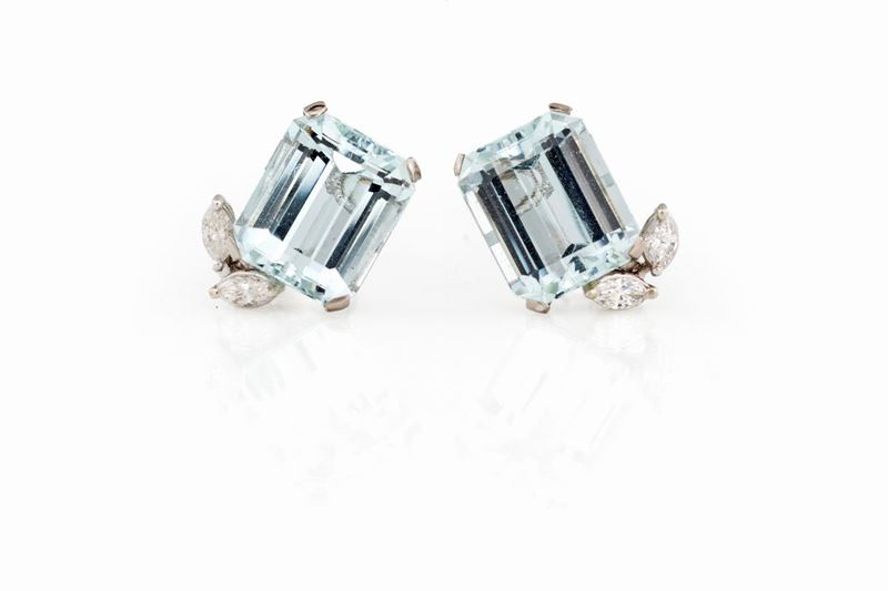 Orecchini con Acquamarine