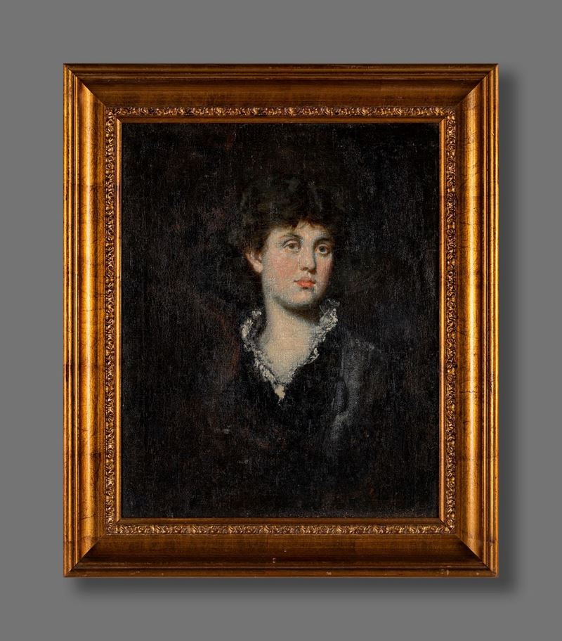 Pittore del XIX Secolo - Ritratto di Donna