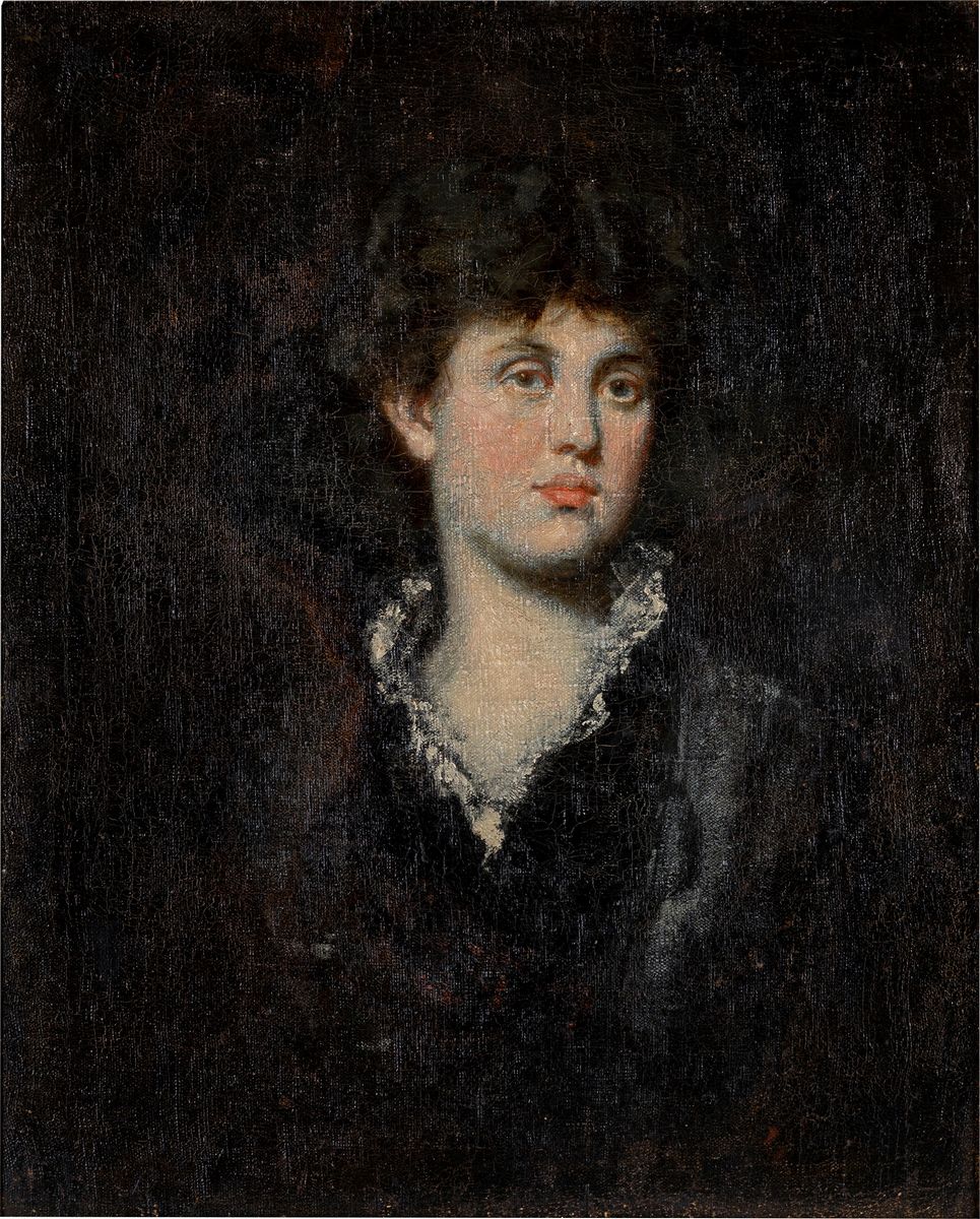 Pittore del XIX Secolo - Ritratto di Donna