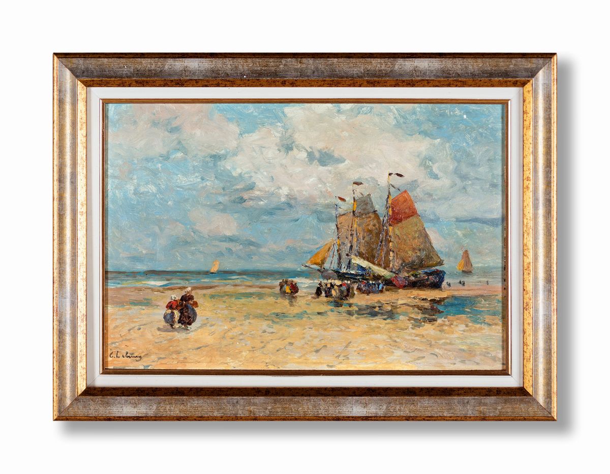Albert-charles Lebourg - Velieri sulla Costa Bretone