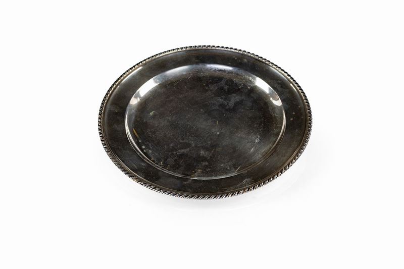 Piatto in Argento, Romeo Miracoli Milano