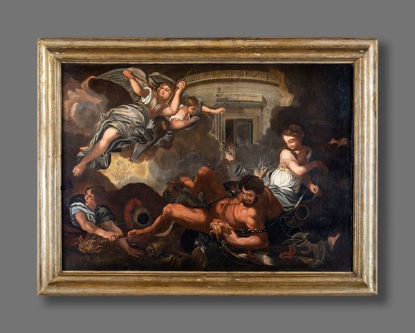 Pittore del XVIII secolo - Scena mitologica