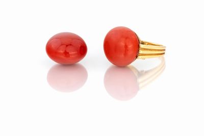Anello con Corallo
