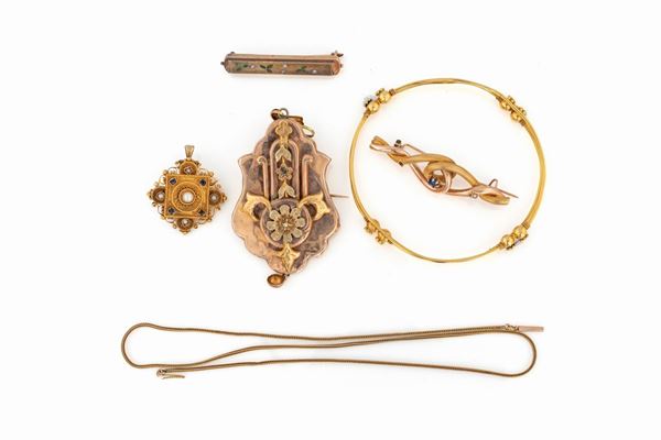 LOTTO DI SPILLE E BRACCIALI