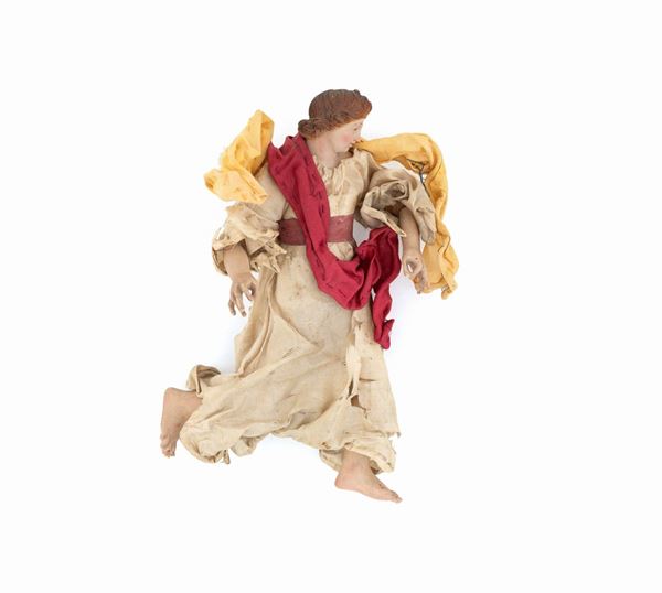 Angelo vestito  - Asta Mobili, Arredi, Dipinti Antichi e del XIX Secolo e una Collezione di Pastori del Presepe Napoletano del 700 - Casa d'Aste Arcadia
