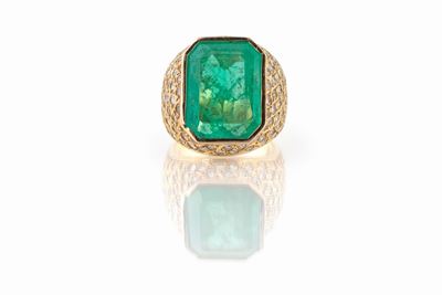 Anello con Smeraldo Colombiano
