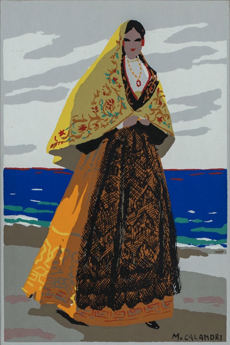 Mario Calandri - Figura nel Paesaggio