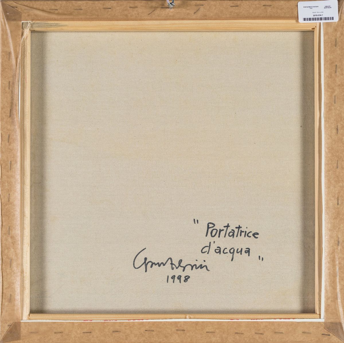 Ubaldo Bartolini - Portatrice D'acqua