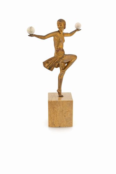 Scultura in Bronzo Dorato