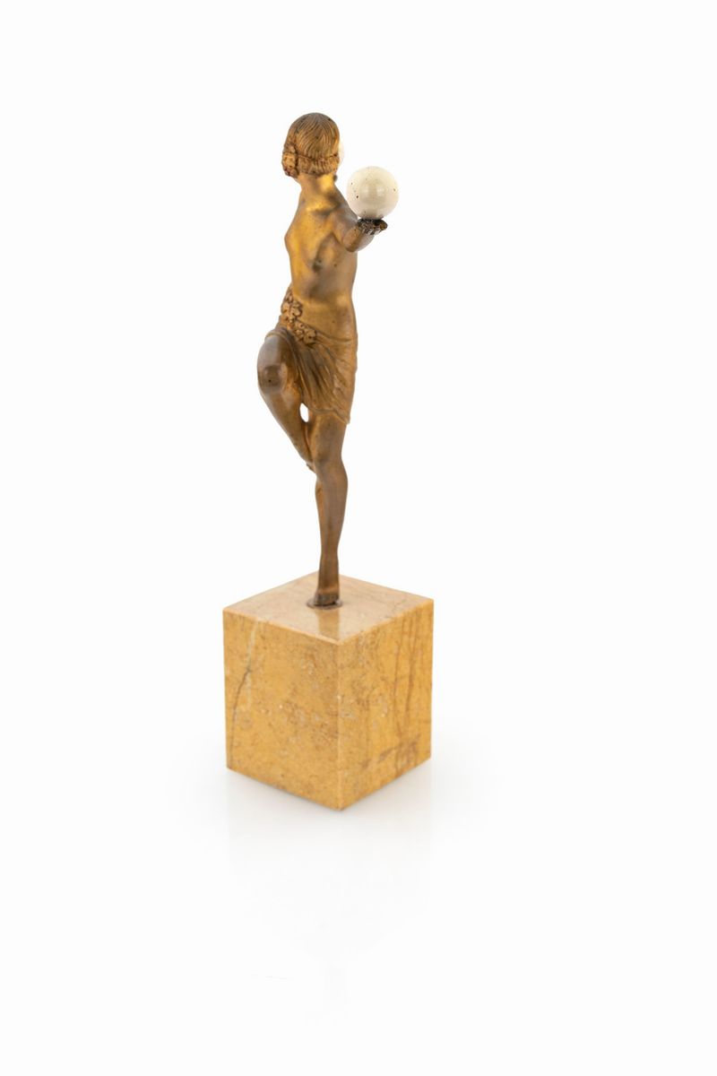 Produzione Francese, Maurice Guiraud-rivière - Scultura in Bronzo Dorato