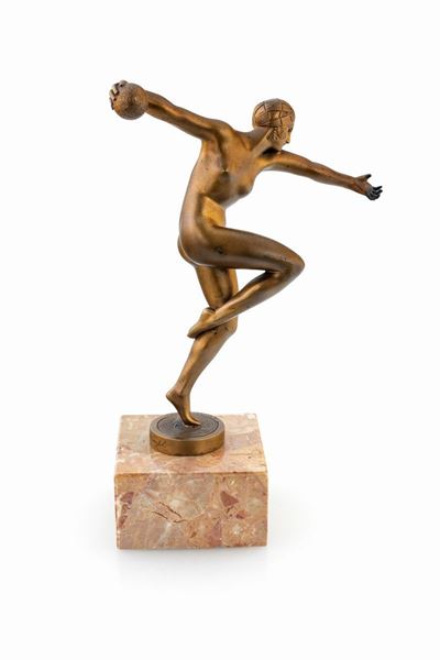 Scultura in Bronzo Dorato