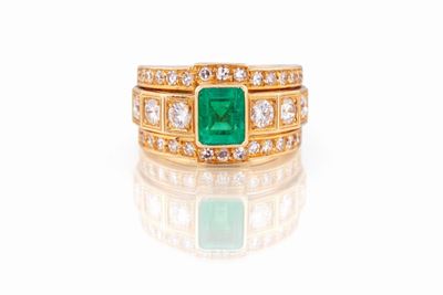 Anello con Smeraldo Extra