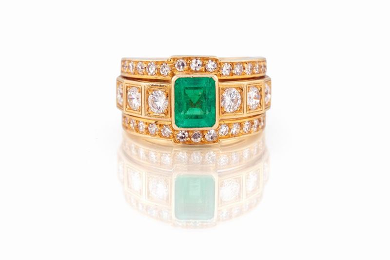 Anello con Smeraldo Extra