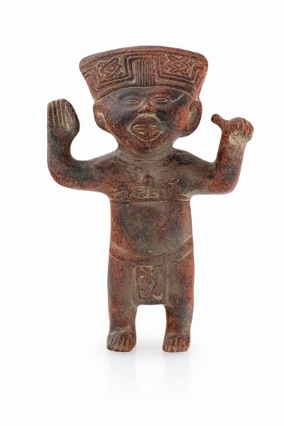 Scultura Antropomorfa in Terracotta