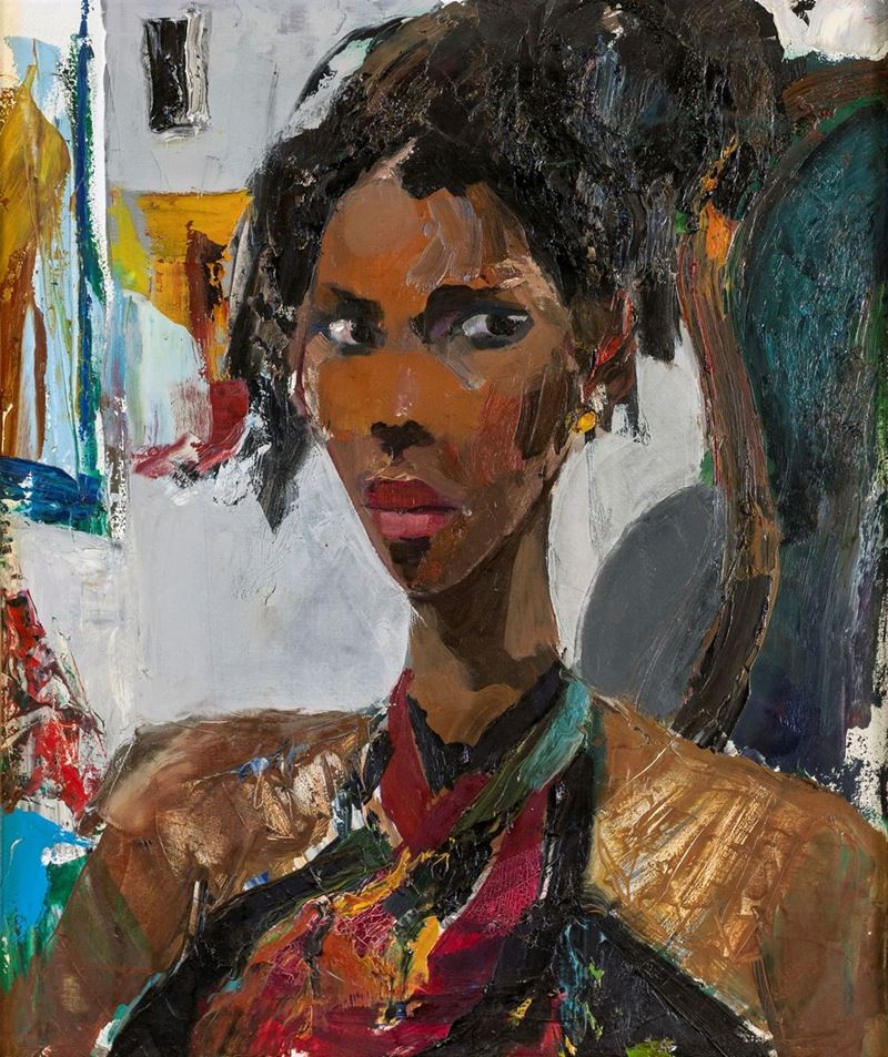 Sandro Trotti - Ritratto di Hawa