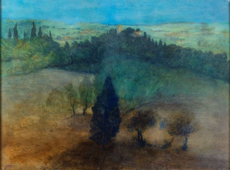 Giovanni Gromo - Paesaggio Collinare
