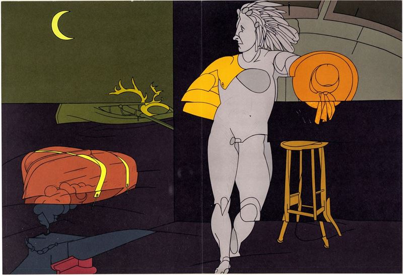Valerio Adami - Senza Titolo