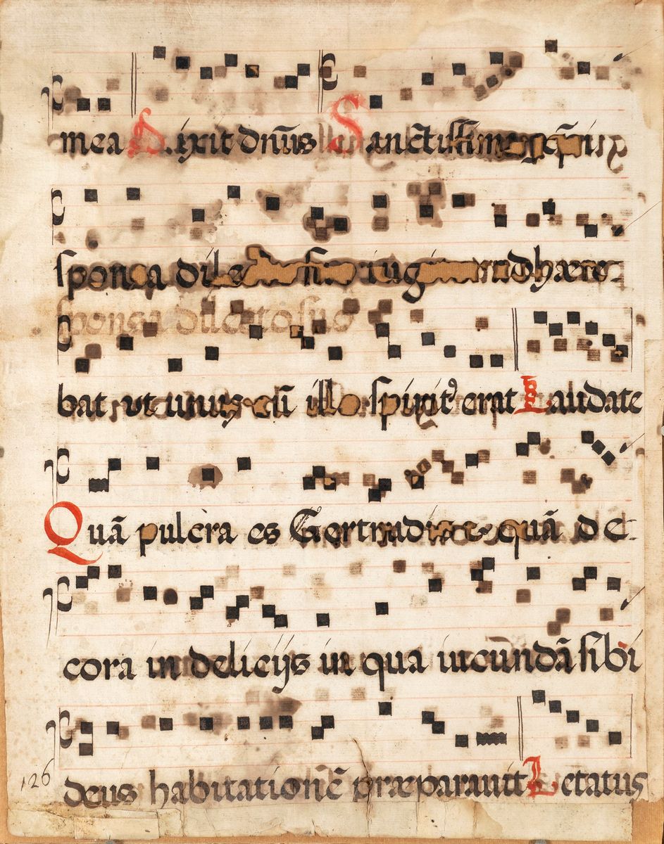 Sei Antiche Pagine di Spartito Musicale