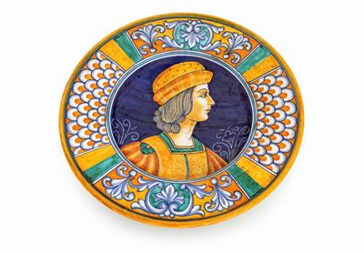 Piatto in Maiolica, Deruta