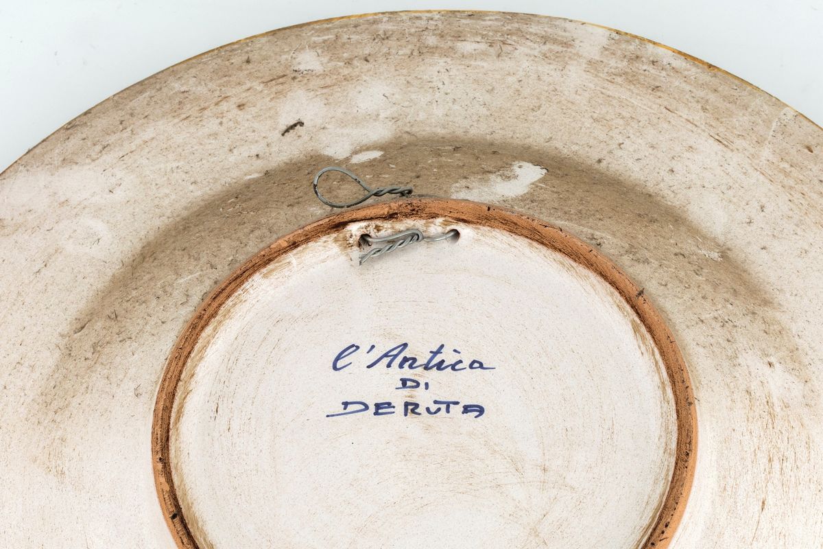 Piatto in Maiolica, Deruta