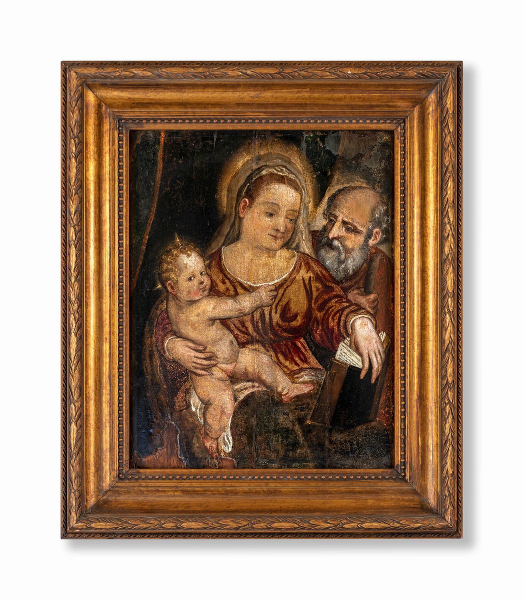 Pittore del XIX Secolo - Sacra Famiglia