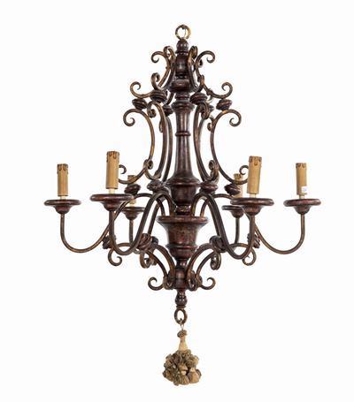 Lampadario a Sei Luci