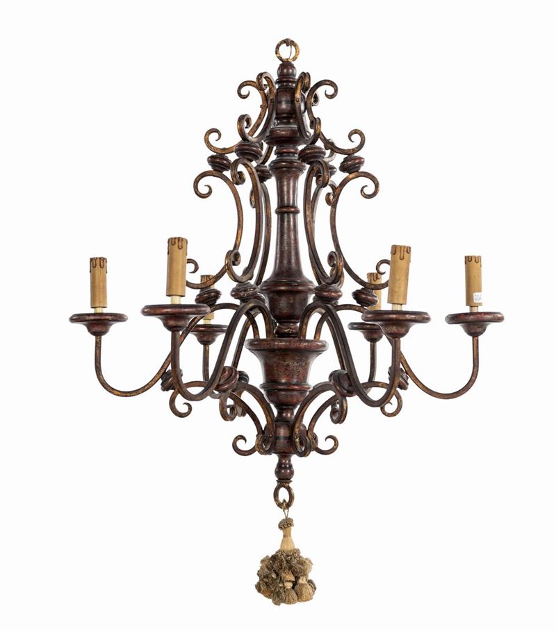 Lampadario a Sei Luci