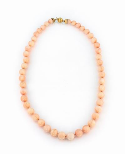 Collana di Corallo Rosa