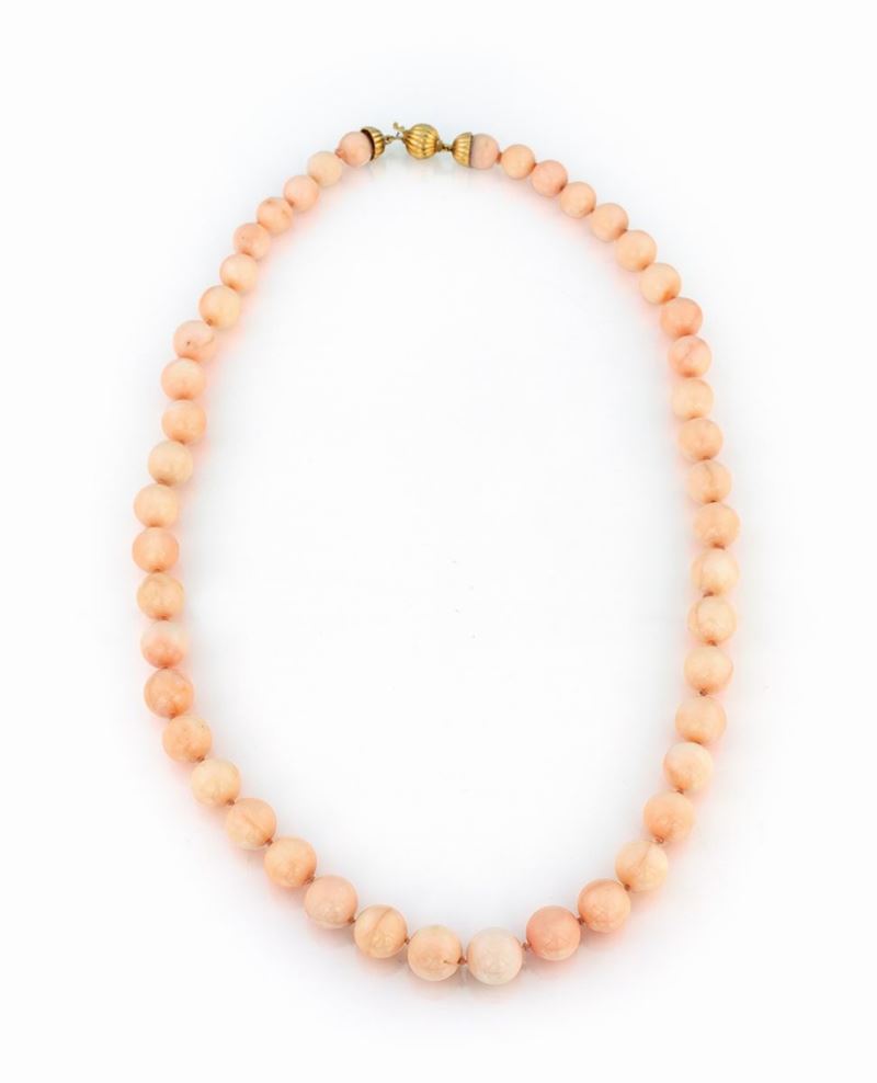 Collana di Corallo Rosa