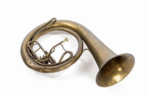 Basso tuba in ottone  - Asta Mobili, Arredi, Dipinti Antichi e del XIX Secolo - Casa d'Aste Arcadia