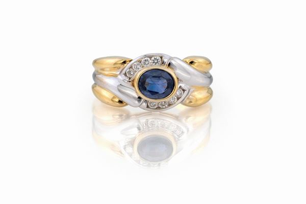 ANELLO CON ZAFFIRO