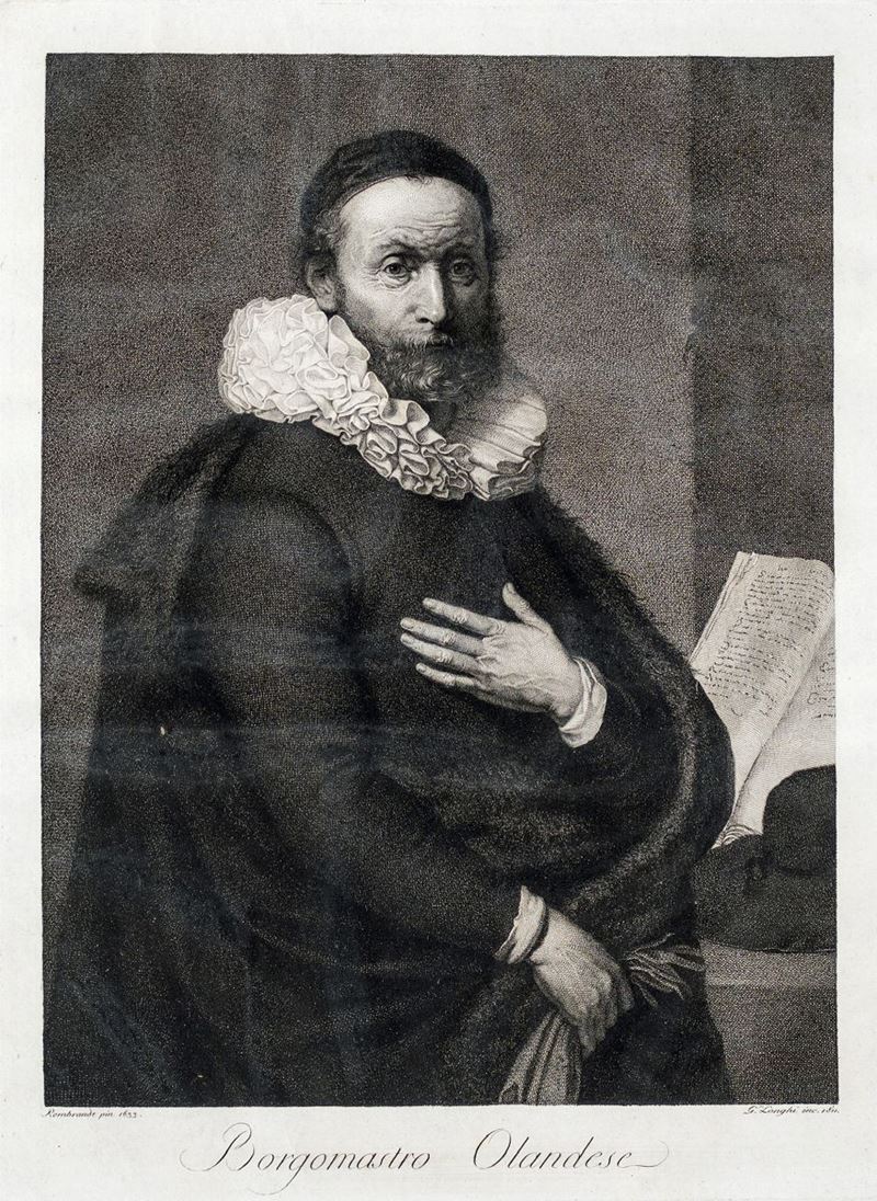 Giuseppe Longhi - Borgomastro Olandese