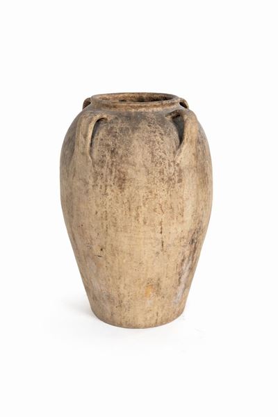 Orcio in Terracotta con Quattro Anse