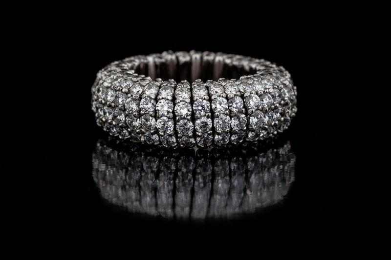 Anello Elastico con Diamanti
