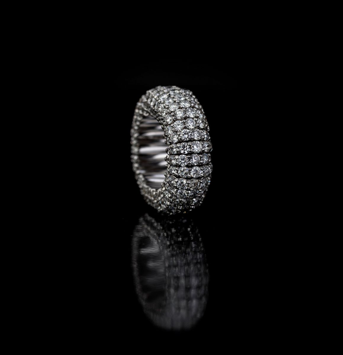 Anello Elastico con Diamanti