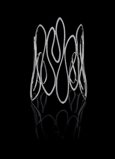 Bracciale a Manetta con Brillanti